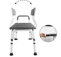 Aluminiowa Ławka Transferowa do Wanny PEPE Mobility - Regulowana Wysokość - Czarna - Do 100 kg