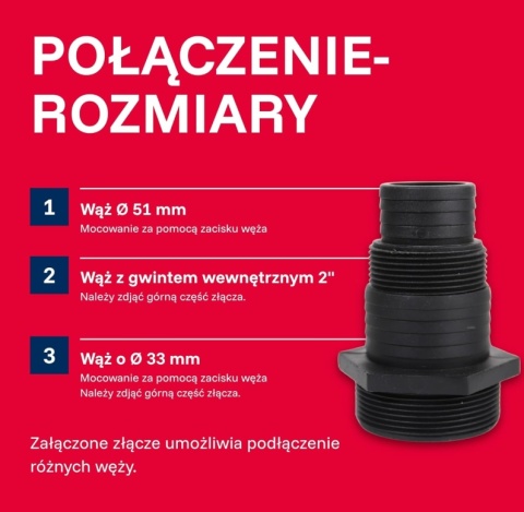 T.I.P. Extrema 700/16-3 IX Budowlana Pompa Zanurzeniowa do Wody Brudnej - 400 V - 2500 W - 42 000 l/h