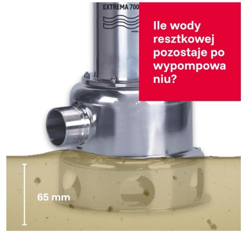 T.I.P. Extrema 700/16-3 IX Budowlana Pompa Zanurzeniowa do Wody Brudnej - 400 V - 2500 W - 42 000 l/h