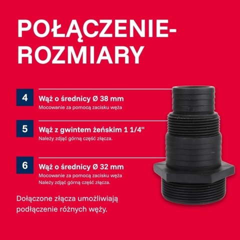 T.I.P. Extrema 400/11 CX Budowlana Pompa Zanurzeniowa do Wody Brudnej - 230 V - 24 000 l/h