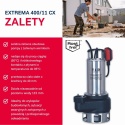 T.I.P. Extrema 400/11 CX Budowlana Pompa Zanurzeniowa do Wody Brudnej - 230 V - 24 000 l/h