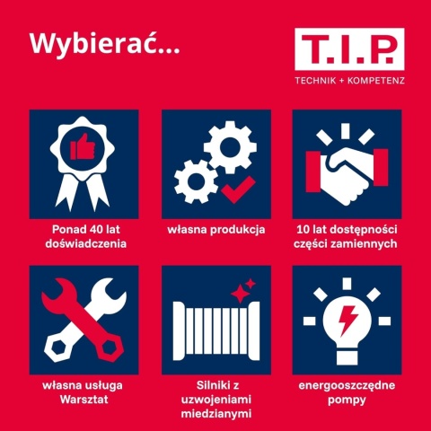 T.I.P. Extrema 400/11 CX Budowlana Pompa Zanurzeniowa do Wody Brudnej - 230 V - 24 000 l/h