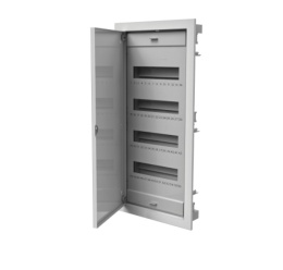 Rozdzielnica Modułowa Podtynkowa 4x12 RO-4 z Metalowymi Drzwiami IP40 (w zestawie z N+PE) - C.1548 CN