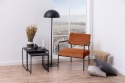 AC Design Furniture Ingelise zestaw 2 stolików kawowych czarny marmur kwadratowe
