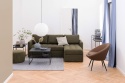 AC Design Furniture Ingelise zestaw 2 stolików kawowych czarny marmur kwadratowe