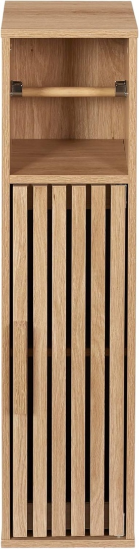 HOME DECO FACTORY Klaus szafka na papier toaletowy brązowa 78 cm