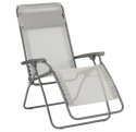 Lafuma Mobilier R Clip Luksusowy Fotel Relaksacyjny / Leżak Składany - Pozycja Zero Gravity - Żytni Beż