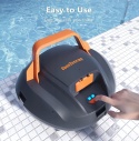 CoasTeering Bezprzewodowy Automatyczny Robot Basenowy - Akumulator 4000 mAh - do 120 m²
