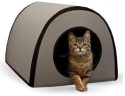 K&H Pet Products Thermo Mod Kitty Shelter - Ogrzewany i Izolowany Domek dla Kota na Zewnątrz - Mata 25W