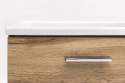 Schildmeyer Matteo szafka pod umywalkę 50 cm dąb wiejski wisząca z ceramiczną umywalką