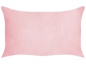 Zestaw 2 poduszek dekoracyjnych MILLET 30x50 cm sztruks – różowe, wzór geometryczny, zdejmowana poszewka