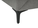 Beliani FENES sofa 2-osobowa szara tapicerowana retro do salonu
