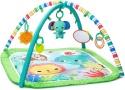 Bright Starts™ Wild Wiggles™ Safari – Interaktywna Mata Edukacyjna z Muzycznym Słonikiem i Składanym Pałąkiem FoldAway