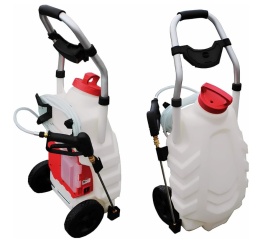 Forum Equipement® PRO SPRAYER – Profesjonalny Samodzielny Opryskiwacz Akumulatorowy na Wózku – Pojemność: 30L