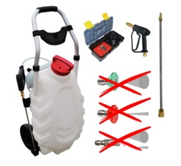 Forum Equipement® PRO SPRAYER – Profesjonalny Samodzielny Opryskiwacz Akumulatorowy na Wózku – Pojemność: 30L