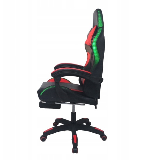 X-Gamer® CyberPulse LED Pro – Profesjonalny Ergonomiczny Fotel Gamingowy i Krzesło Biurowe – Wielofunkcyjny Masaż USB