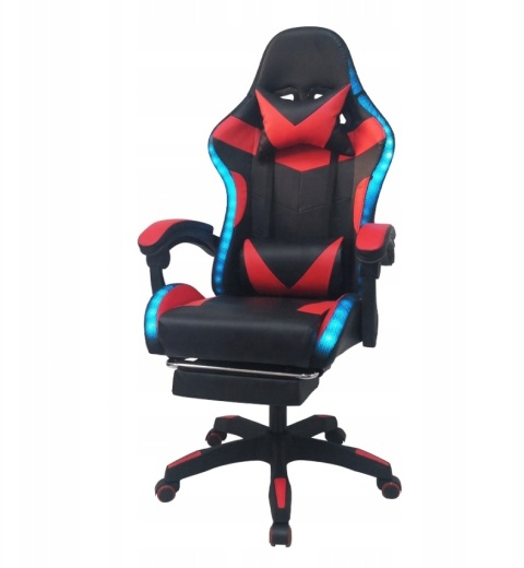 X-Gamer® CyberPulse LED Pro – Profesjonalny Ergonomiczny Fotel Gamingowy i Krzesło Biurowe – Wielofunkcyjny Masaż USB