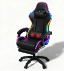 X-Gamer® CyberPulse LED Pro – Profesjonalny Ergonomiczny Fotel Gamingowy i Krzesło Biurowe – Wielofunkcyjny Masaż USB