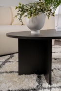 Hanah Home – Stylowy Stolik Kawowy do Salonu – Wykończenie Wood Black (Czarny Drewnopodobny) – Płyta 18 mm – 119 x 60 x 39,8 cm