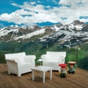 Kartell Napoleon – Designerski Stołek i Stolik Pomocniczy 2w1 – Projekt Philippe Starck – Wersja Multicolor (Outdoor/Indoor)