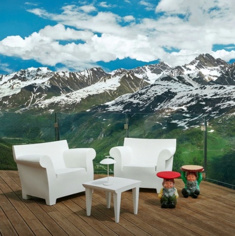 Kartell Napoleon – Designerski Stołek i Stolik Pomocniczy 2w1 – Projekt Philippe Starck – Wersja Multicolor (Outdoor/Indoor)