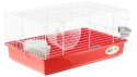 Ferplast Criceti 9 – Kompleksowa Klatka dla Chomika i Małych Gryzoni z Pełnym Wyposażeniem – Czerwona – 46 x 29,5 x 23 cm