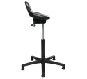Topstar – Ergonomiczne Krzesło do Pracy Stojącej – Hoker Biurowy z Pianki PU – Regulacja Wysokości i Nachylenia – Czarny