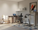 Topstar – Ergonomiczne Krzesło do Pracy Stojącej – Hoker Biurowy z Pianki PU – Regulacja Wysokości i Nachylenia – Czarny