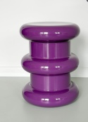 Kartell – Pilastro – Stołek i Stolik Boczny 2w1 – Projekt: Ettore Sottsass- Liliowy (Lilac) – Ø35 x 46 cm – Indoor / Outdoor