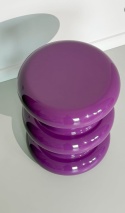 Kartell – Pilastro – Stołek i Stolik Boczny 2w1 – Projekt: Ettore Sottsass- Liliowy (Lilac) – Ø35 x 46 cm – Indoor / Outdoor