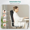 Snailax – Wielofunkcyjna Nakładka i Mata do Masażu Shiatsu na Fotel – Funkcja Głębokiego Podgrzewania i Wibracji