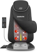 Snailax – Wielofunkcyjna Nakładka i Mata do Masażu Shiatsu na Fotel – Funkcja Głębokiego Podgrzewania i Wibracji