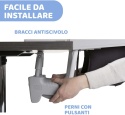 Chicco 360° – Innowacyjne Obrotowe Krzesełko Zawieszane na Stół i Fotelik do Karmienia – Regulacja w 6 Pozycjach
