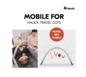hauck Travel Bed Mobile Forest – Mobilny Łuk i Pałąk z Zabawkami do Łóżeczka Turystycznego oraz Fotelika