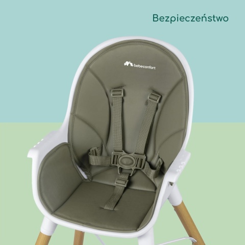 Bebeconfort Avista 2w1 – Ewolucyjne Krzesełko do Karmienia i Małe Krzesło do Zabawy – Styl Skandynawski