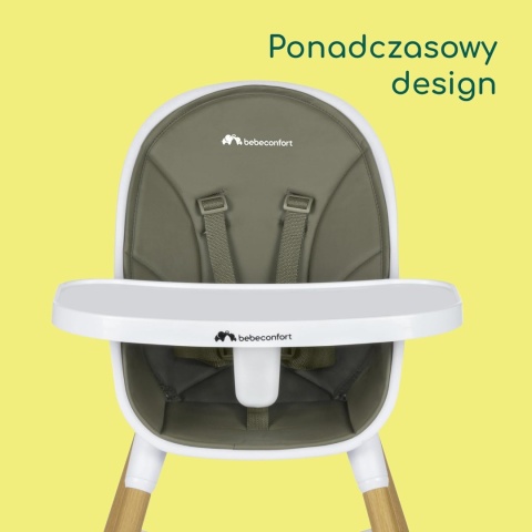 Bebeconfort Avista 2w1 – Ewolucyjne Krzesełko do Karmienia i Małe Krzesło do Zabawy – Styl Skandynawski