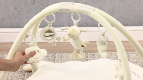 Fehn® BabyLOVE – Interaktywna Mata Edukacyjna 3D i Koc do Raczkowania z Pałąkami