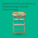 Bebeconfort Timba 2 – Wielofunkcyjne Ewolucyjne Krzesełko do Karmienia z Drewna Kauczukowego