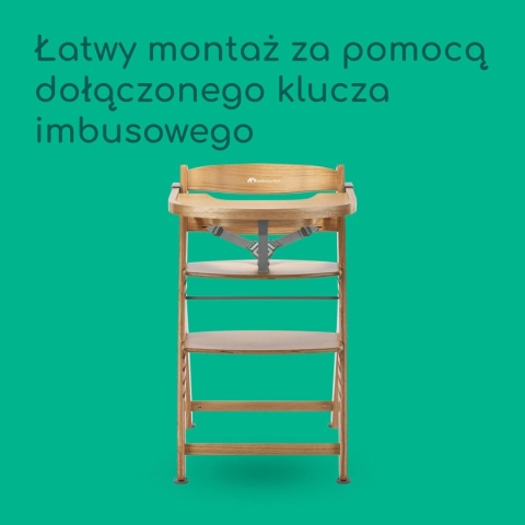 Bebeconfort Timba 2 – Wielofunkcyjne Ewolucyjne Krzesełko do Karmienia z Drewna Kauczukowego
