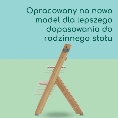 Bebeconfort Timba 2 – Wielofunkcyjne Ewolucyjne Krzesełko do Karmienia z Drewna Kauczukowego