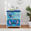 Arditex® Disney Lilo & Stitch – Licencjonowany Regał Dziecięcy z 3 Pojemnikami – Organizer i Szafka na Zabawki oraz Ubrania