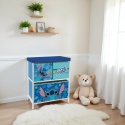 Arditex® Disney Lilo & Stitch – Licencjonowany Regał Dziecięcy z 3 Pojemnikami – Organizer i Szafka na Zabawki oraz Ubrania