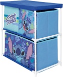 Arditex® Disney Lilo & Stitch – Licencjonowany Regał Dziecięcy z 3 Pojemnikami – Organizer i Szafka na Zabawki oraz Ubrania