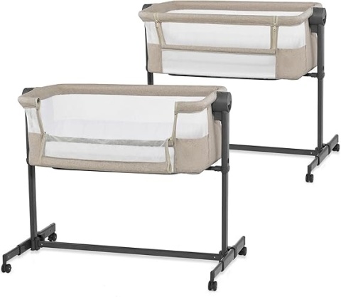 Kinderkraft® NESTEE UP 2 – Wielofunkcyjne Łóżeczko Dostawne i Samodzielne Łóżeczko Niemowlęce 2w1 – 5 Poziomów Wysokości