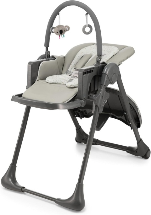 Kinderkraft® TUMMIE – Wielofunkcyjne Krzesełko do Karmienia i Leżaczek Niemowlęcy 2w1 – Od Urodzenia do 15 kg
