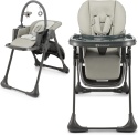 Kinderkraft® TUMMIE – Wielofunkcyjne Krzesełko do Karmienia i Leżaczek Niemowlęcy 2w1 – Od Urodzenia do 15 kg