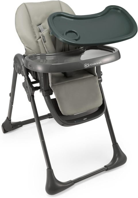 Kinderkraft® TUMMIE – Wielofunkcyjne Krzesełko do Karmienia i Leżaczek Niemowlęcy 2w1 – Od Urodzenia do 15 kg