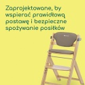 Bebeconfort Timba 2 z Poduszką – Wielofunkcyjne Ewolucyjne Krzesełko do Karmienia z Drewna Kauczukowego