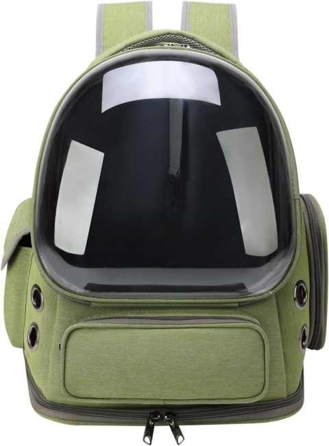 GixDix™ Kapsuła Premium – Ergonomiczny Plecak Transporter dla Kota i Małego Psa – Okno Bąbelkowe