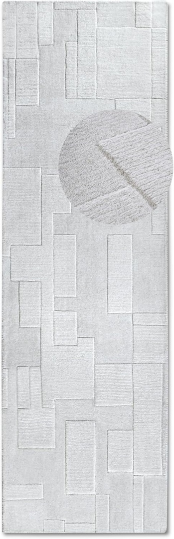 Villeroy & Boch® – Ekskluzywny Dywan Wełniany Wilhelmine – 80 x 250 cm (Bieżnik) – 100% Naturalna Wełna, Ręcznie Tkany